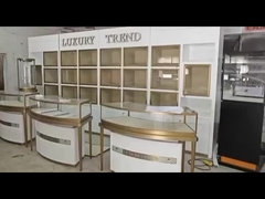 4000K-6000k LED 조명으로 잠금 가능한 보석 상점 쇼케이스